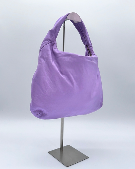 Lilac Soft Leather Hobo