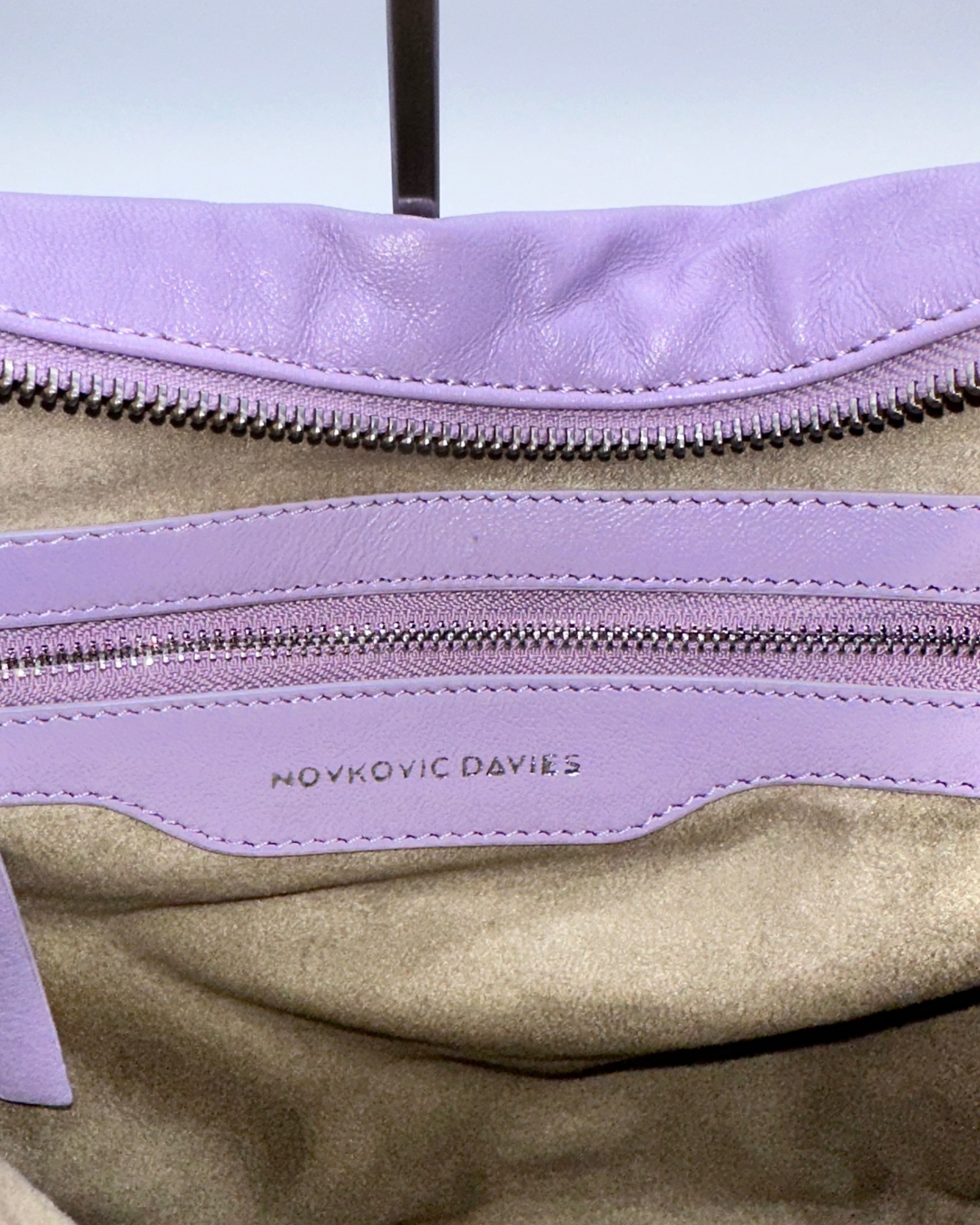 Lilac Soft Leather Hobo