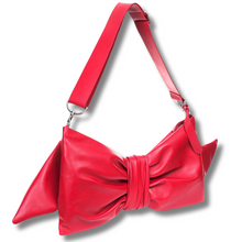 Load image into Gallery viewer, White Oversized Bow Bag
