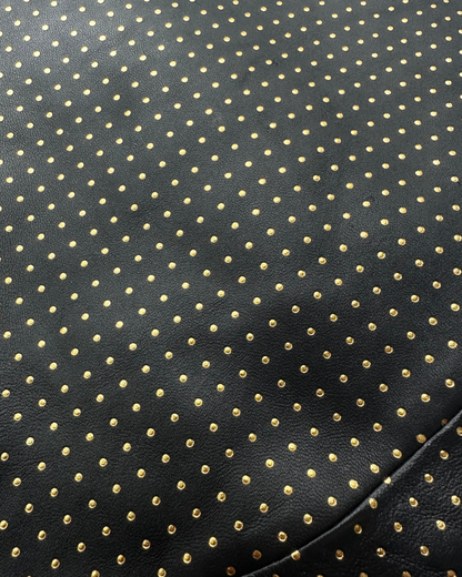 Gold Dot Oversized Bow Clutch