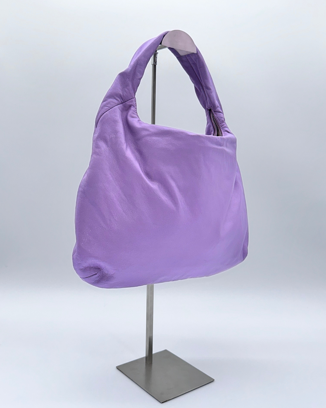Lilac Soft Leather Hobo