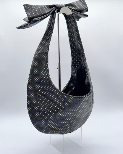 Gold Dot Bow Hobo