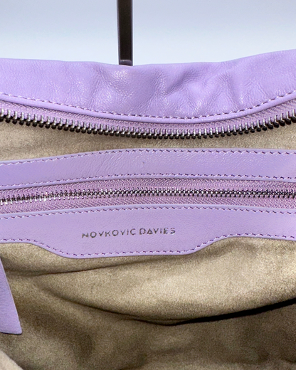 Lilac Soft Leather Hobo