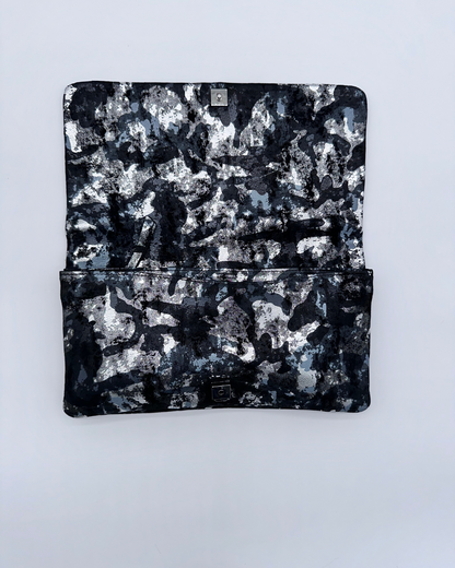 Black Art Clutch Bag