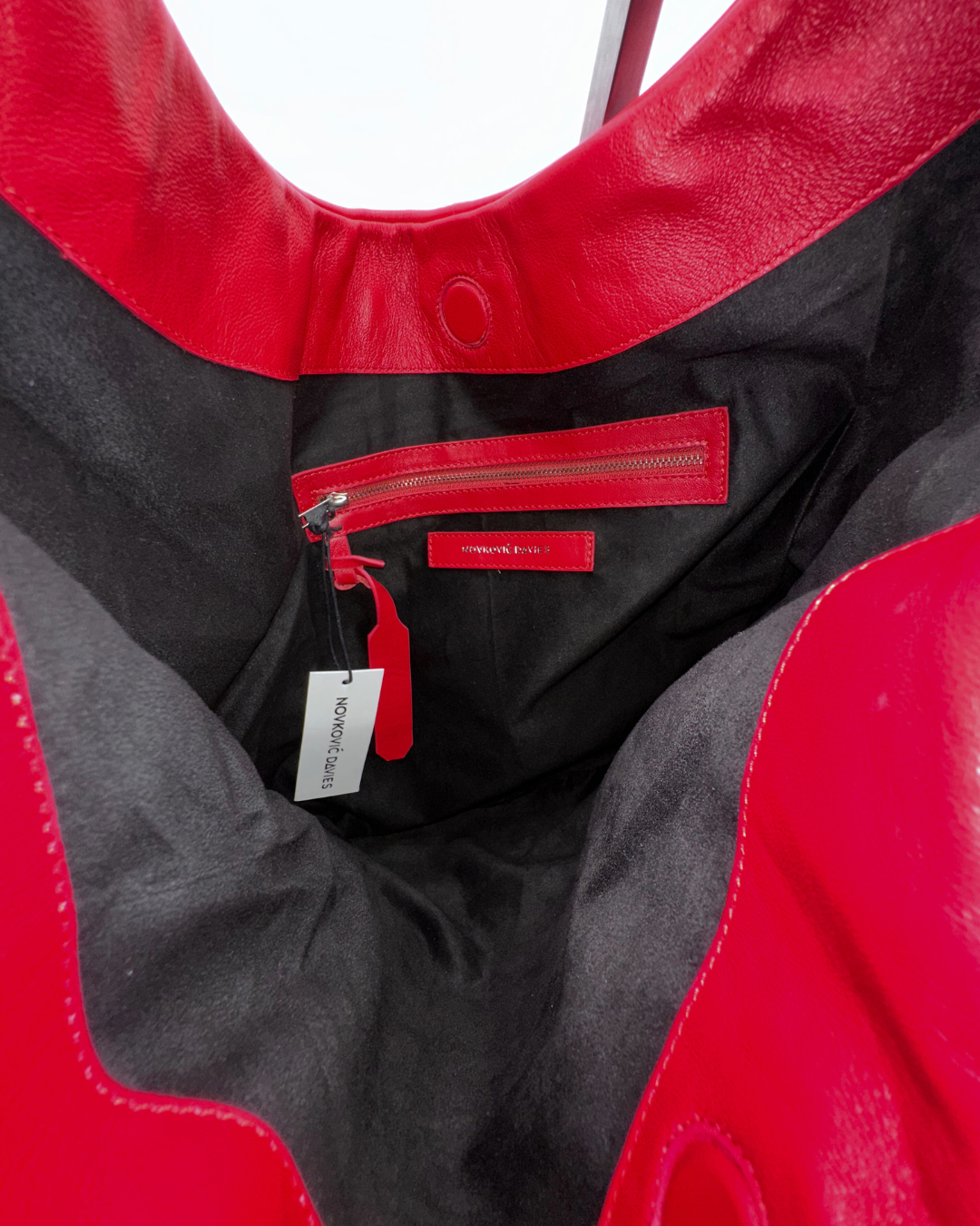 Red Oversized Bow Hobo