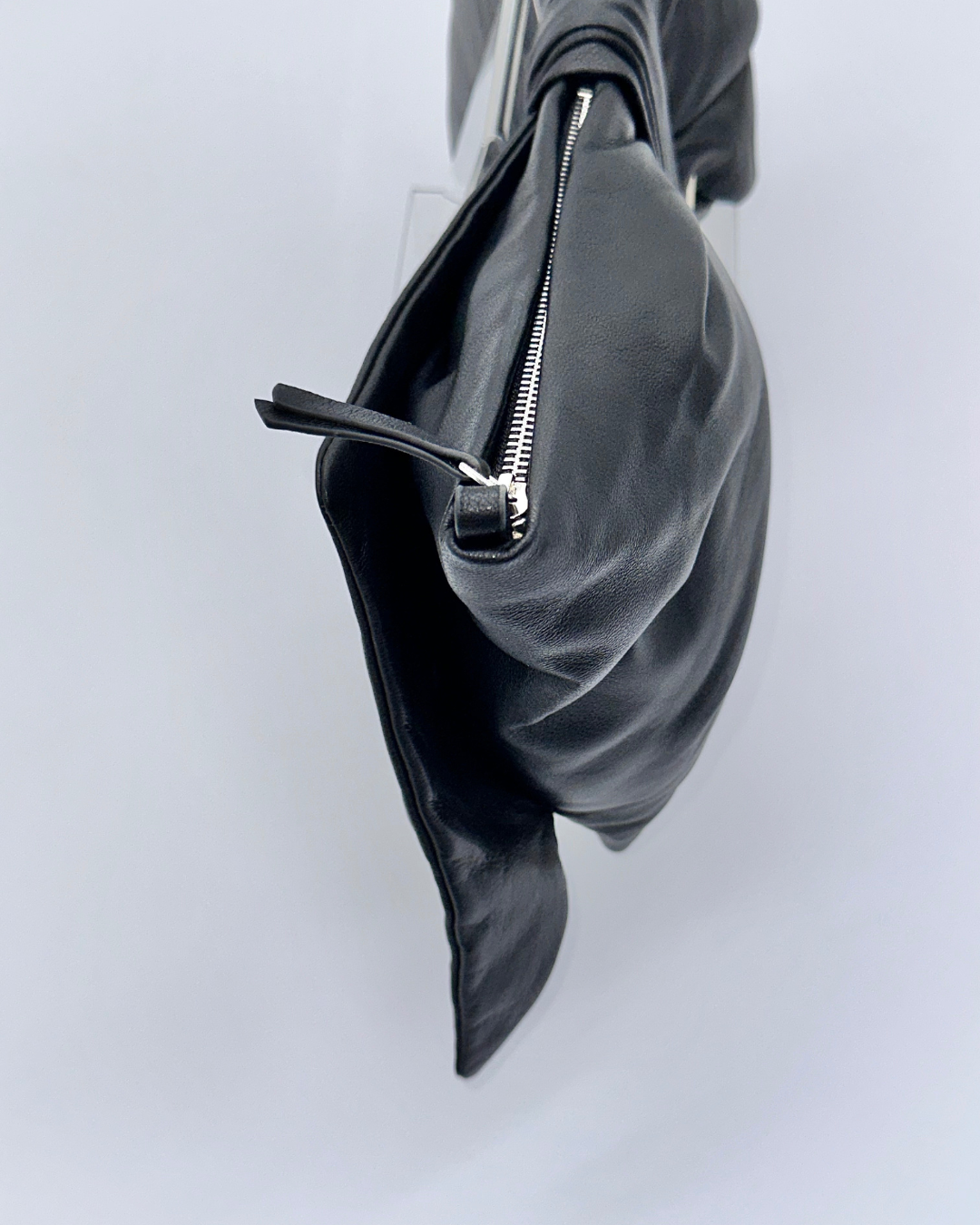 Black Oversized Bow Clutch