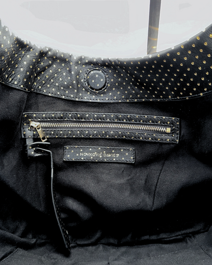 Gold Dot Bow Hobo