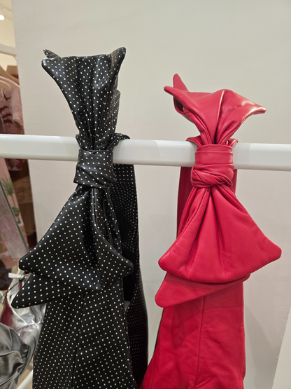 Gold Dot Oversized Bow Hobo