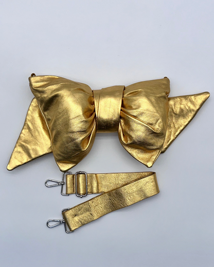 Gold Bow Clutch