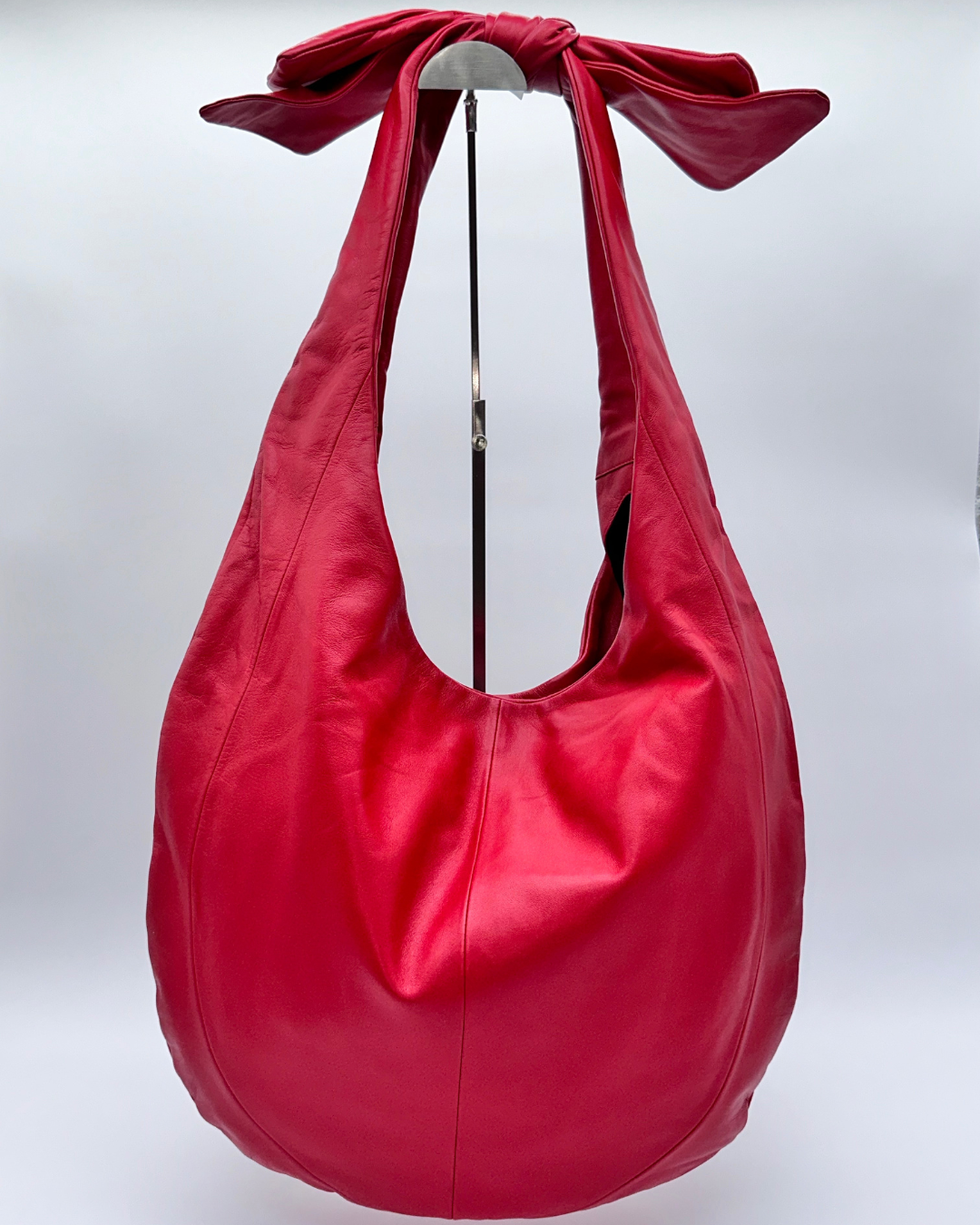 Red Oversized Bow Hobo
