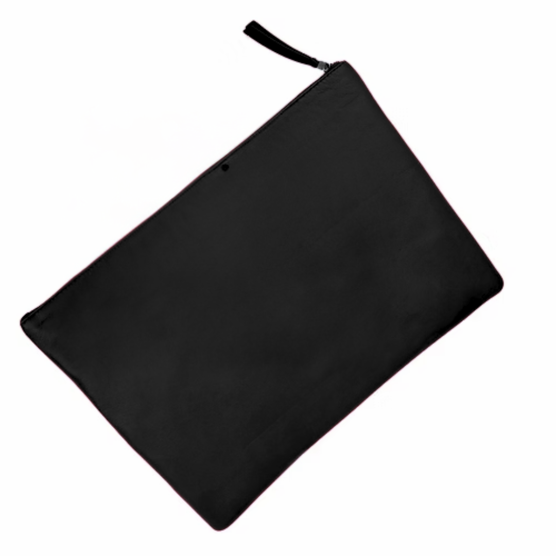 Red Large Zip Pouch