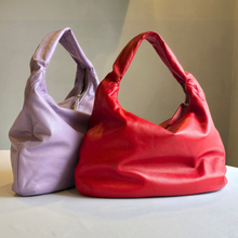 Load image into Gallery viewer, Lilac Soft Leather Hobo
