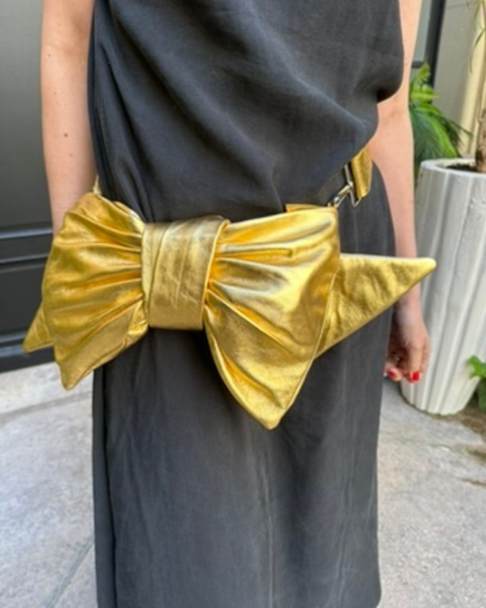 Gold Bow Clutch