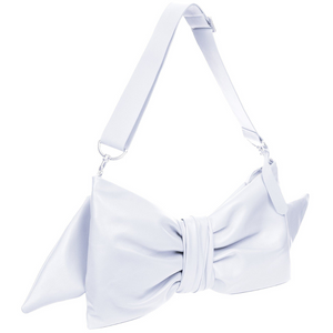 White Oversized Bow Bag