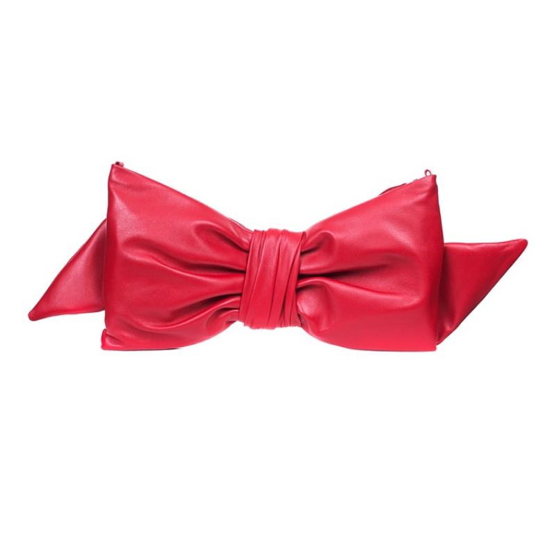 Red Bow Clutch